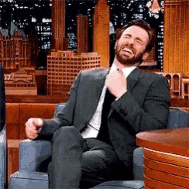 Chris Evans Happy GIF - Chris Evans Happy Laughing GIFs