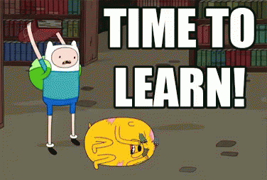 Time To Learn! GIF - Adventure Time Jake Finn - Discover & Share GIFs