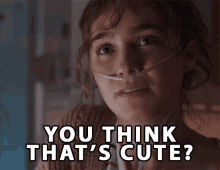 you think its cute is it adorable charming asking haley lu richardson you think its cute is it adorable charming asking haley lu richardson
