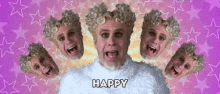 When You'Re Sad But Trying To Convince Ppl You'Re Doing Ok GIF - Happy Willferrell Creepy GIFs