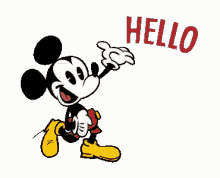Mickey Mouse Disney GIF - Mickey Mouse Disney Hello GIFs