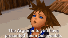 Kingdom Hearts Just A Pancake GIF - Kingdom Hearts Just A Pancake The Arguments You Have Presented Seem Believable GIFs