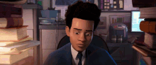 Spider Man Into The Spider Verse Miles Morales GIF - Spider Man Into The Spider Verse Spider Man Spider Verse GIFs