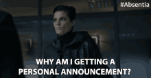Why Am I Getting A Personal Announcement Stana Katic GIF - Why Am I Getting A Personal Announcement Stana Katic Emily Byrne GIFs