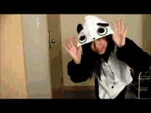 Diy Panda Bear Halloween Costume GIF - Panda Costume Hoodie GIFs