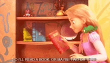 Reading Books GIF - Reading Books Tangled GIFs