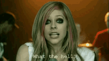 Avril Lavigne What The Hell GIF - Avril Lavigne What The Hell GIFs