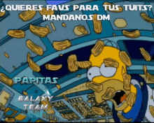 Aalaxy Team Homer Simpson GIF - Aalaxy Team Homer Simpson Papitas Galaxy GIFs