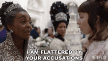 im flattered by your accusations adjoa andoh lady danbury bridgerton the duke and i