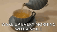 Good Morning Tea GIF - Good Morning Tea Cup Of Tea GIFs
