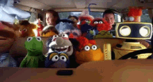 Sesame Street Packed Car GIF - Crowded Cramped Packed GIFs