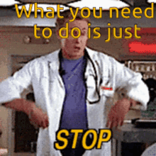 What You Need To Do Just Stop GIF - What You Need To Do Just Stop Getting Worked Up GIFs