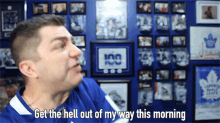 Steve Dangle Get The Hell Out Of My Way This Morning GIF - Steve Dangle Get The Hell Out Of My Way This Morning Get The Hell Out Of My Way GIFs