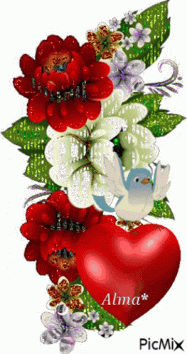 Flores Corazones GIF - Flores Corazones - Descubre &amp; Comparte GIFs