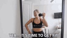 Yea Its Time To Get Fit Danielle Marie Carolan GIF - Yea Its Time To Get Fit Danielle Marie Carolan Time To Exercise GIFs