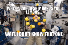 When A Cargo Ship Hands You Lemons... GIF - Nasa Nasa Gifs Cargo GIFs
