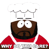 Why Do You Care Jerome Mcelroy Sticker - Why Do You Care Jerome Mcelroy South Park Stickers