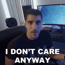 I Dont Care Anyway Rudy Ayoub GIF - I Dont Care Anyway Rudy Ayoub Who Cares GIFs