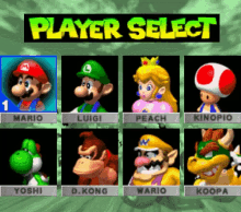 Nintendo Mario Kart GIF - Nintendo Mario Kart Player Select GIFs
