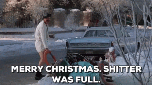 Merry Christmas Shitter Was Full Vacation Cousin GIF - Merry Christmas Shitter Was Full Vacation Cousin Eddie - Discover &amp; Share GIFs