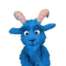blauer bock blue goat hide eyes oh no facepalm