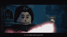 Lego Star Wars Kylo Ren GIF - Lego Star Wars Kylo Ren What Could You Give Me GIFs