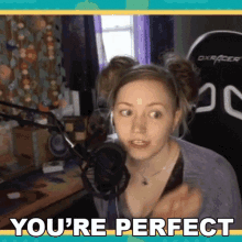 Youre Perfect Danielle Mackey GIF - Youre Perfect Danielle Mackey Tradechat GIFs