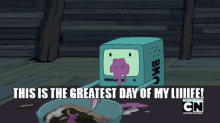 Adventure Time Bmo GIF - Adventure Time Bmo Chips And Ice Cream GIFs