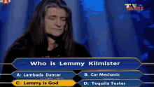 who wants to be a millionaire lemmy lemmy is god anton bozhikov bozhikov