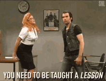 Taught A Lesson Kyle Mooney GIF - Taught A Lesson Lesson Kyle Mooney GIFs