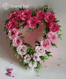 दिल फूल GIF - दिल फूल प्यार GIFs
