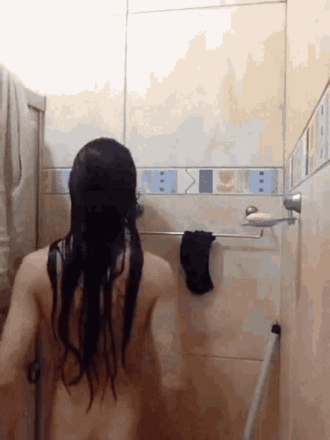 Showering Taking A Shower GIF 