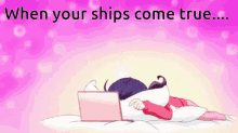 anime ships blush when your ships come true