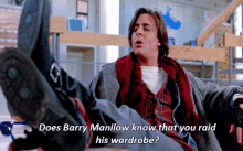 Breakfast Club Does Barry Manilow Know GIF - Breakfast Club Does Barry Manilow Know Movie Quotes GIFs
