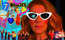 Sun Glasses Celine Dion GIF - Sun Glasses Celine Dion Changing Colors GIFs