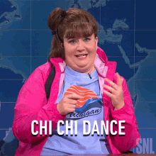 Chi Chi Dance Carrie Krum GIF - Chi Chi Dance Carrie Krum Aidy Bryant GIFs