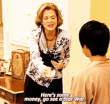 arrested development jessica walter lucille bluth heres some money go see a star war