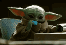 The Mandalorian Grogu GIF - The Mandalorian Grogu Cookie GIFs