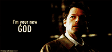 Castiel Supernatural GIF - Castiel Supernatural Im Your New God GIFs