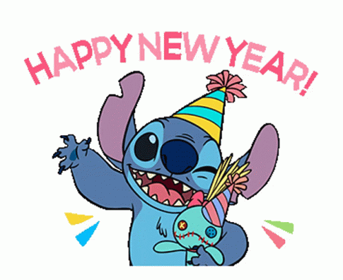 Happy New Year Stitch GIF - Happy New Year Stitch - Discover & Share GI...