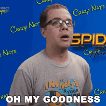 Oh My Goodness Crazy Nate GIF - Oh My Goodness Crazy Nate Omg GIFs