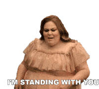 Im Standing With You Chrissy Metz Sticker - Im Standing With You Chrissy Metz Im Standing With You Song Stickers