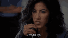 It'S Over GIF - Stephanie Beatriz Times Up Finished GIFs