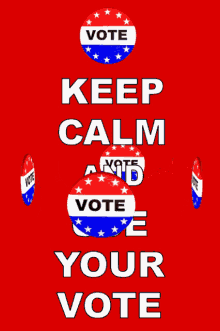 Use Your Vote Vote GIF - Use Your Vote Vote Keep Calm GIFs