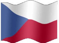 češka Zastava Flag Sticker - češka Zastava Flag Wave Stickers