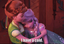 Frozen Fever I Have A Cold GIF - Frozen Fever I Have A Cold Queen Elsa GIFs