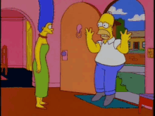 Homero En Panico GIF - Nervioso Nervios Nerviosa GIFs