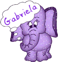 Gabriela Elephant Sticker - Gabriela Elephant Sparkle Stickers
