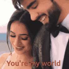 You Are My World Smile GIF - You Are My World Smile Couple GIFs