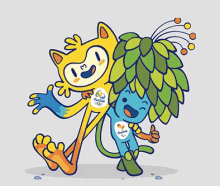 Mascots GIF - Olympics Rio 2016 GIFs